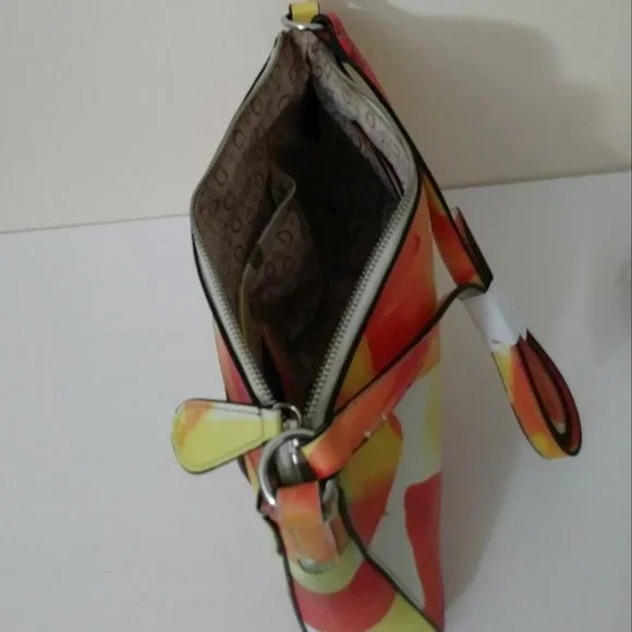 Guess Blessing Yellow Floral Cross-body Bag - Picture 12 of 13